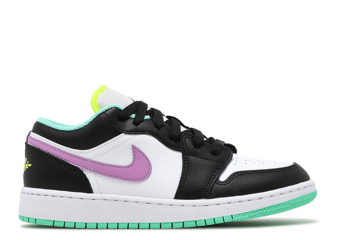 Air Jordan 1 Low GS "White Violet Shock"