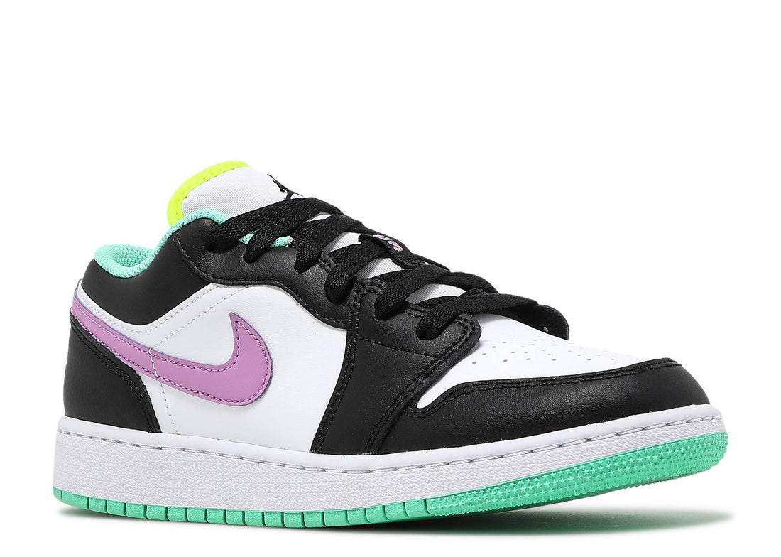 Air Jordan 1 Low GS "White Violet Shock"