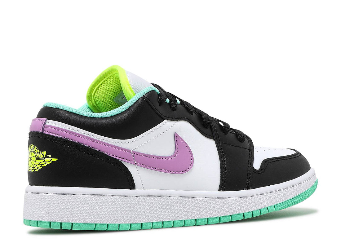 Air Jordan 1 Low GS "White Violet Shock"