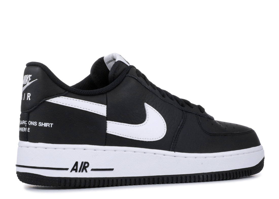 Supreme x Comme des Garcons x Nike Air Force 1 "Black"