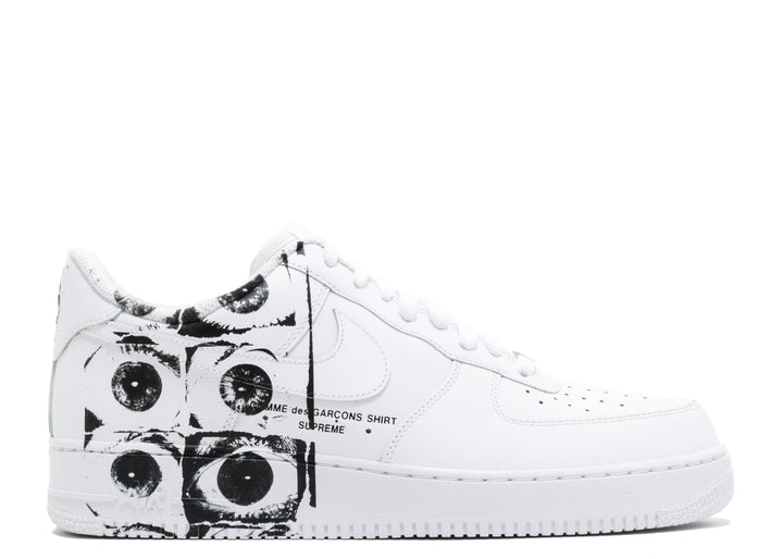 Supreme x Comme des Garcons x Nike Air Force 1 Low "White"