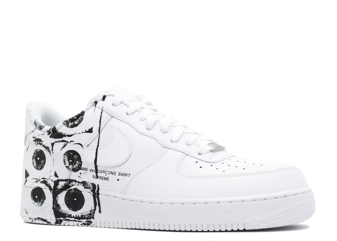 Supreme x Comme des Garcons x Nike Air Force 1 Low "White"