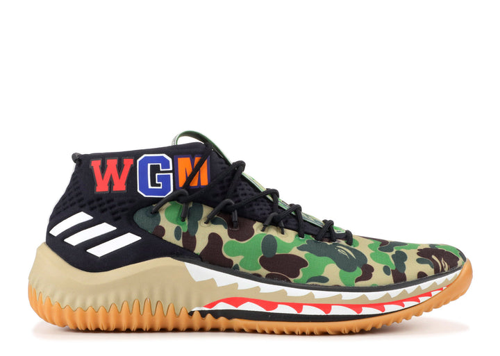 BAPE x Adidas Dame 4 "Green Camo"