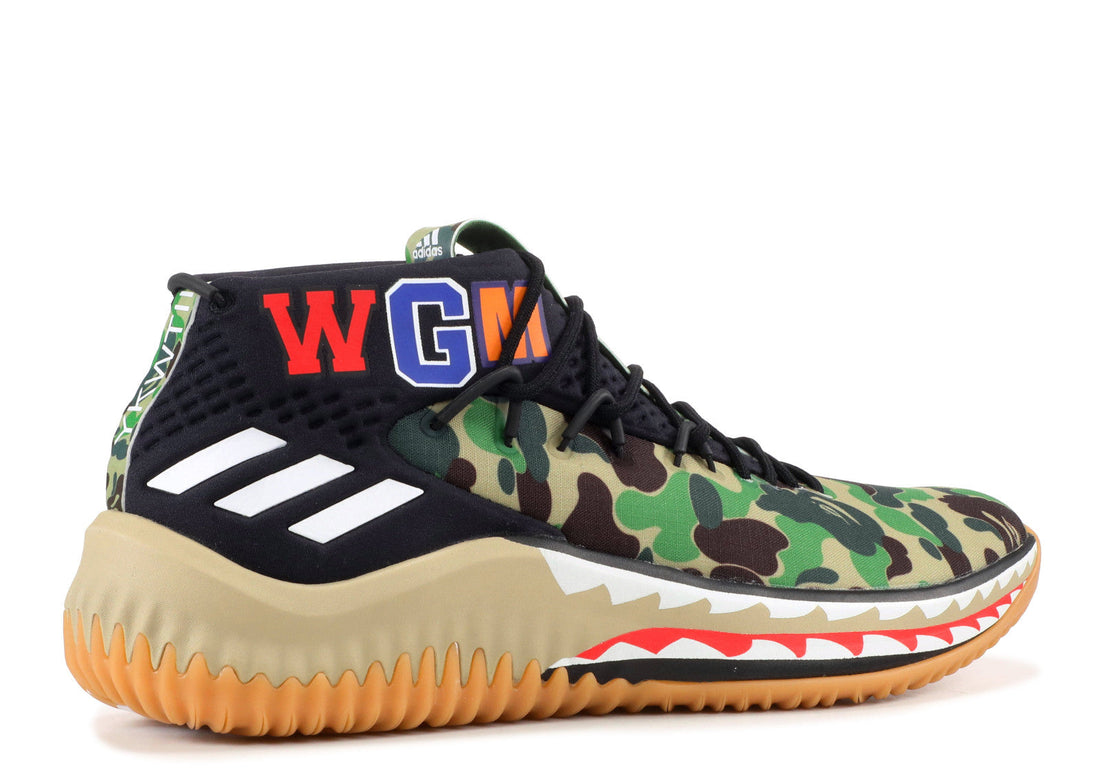 BAPE x Adidas Dame 4 "Green Camo"