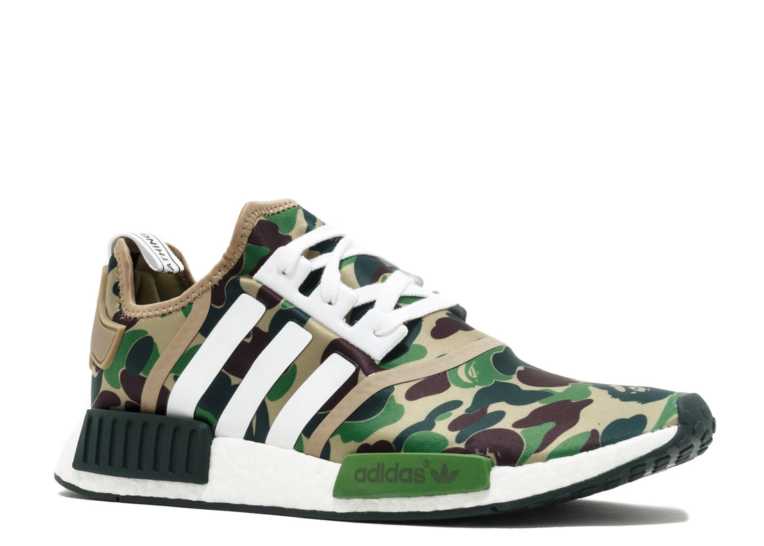 BAPE x Adidas NMD R1 "Olive Camo"