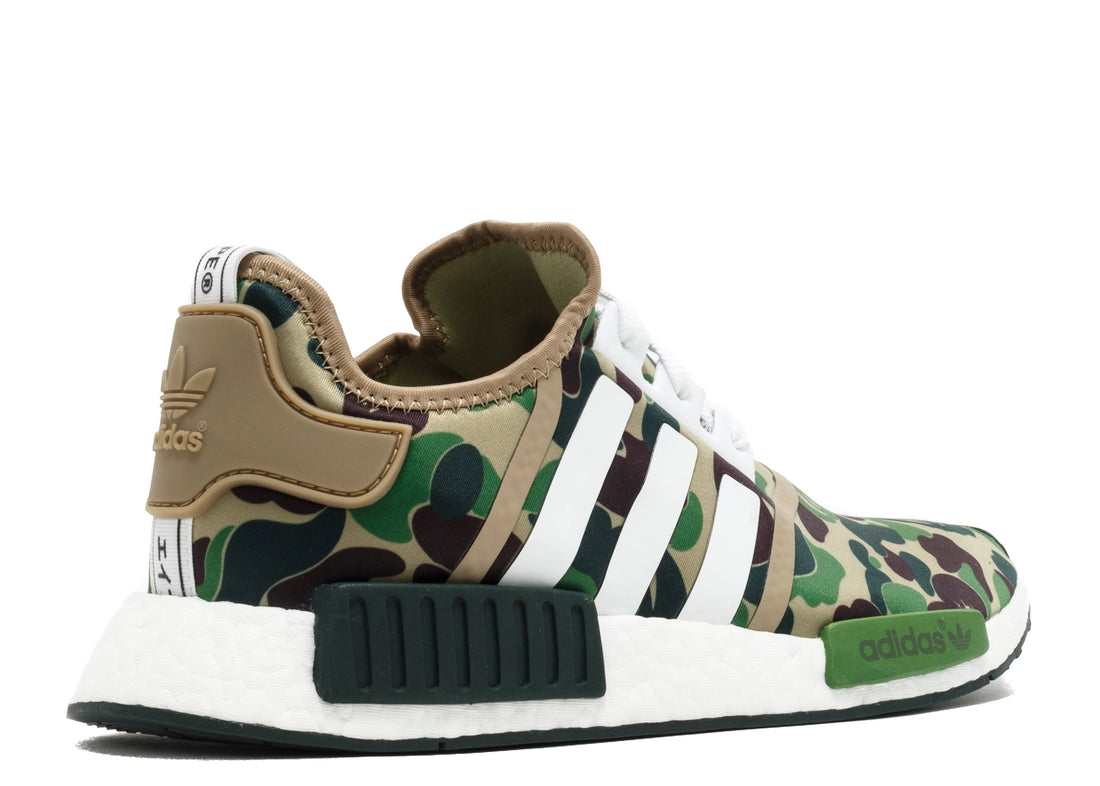 BAPE x Adidas NMD R1 "Olive Camo"