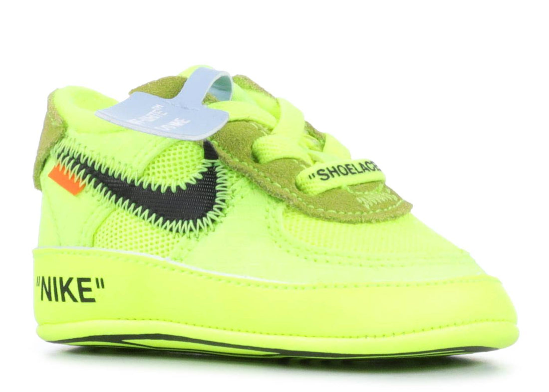 Off White x Nike Air Force 1 Low TD Infant "Volt"