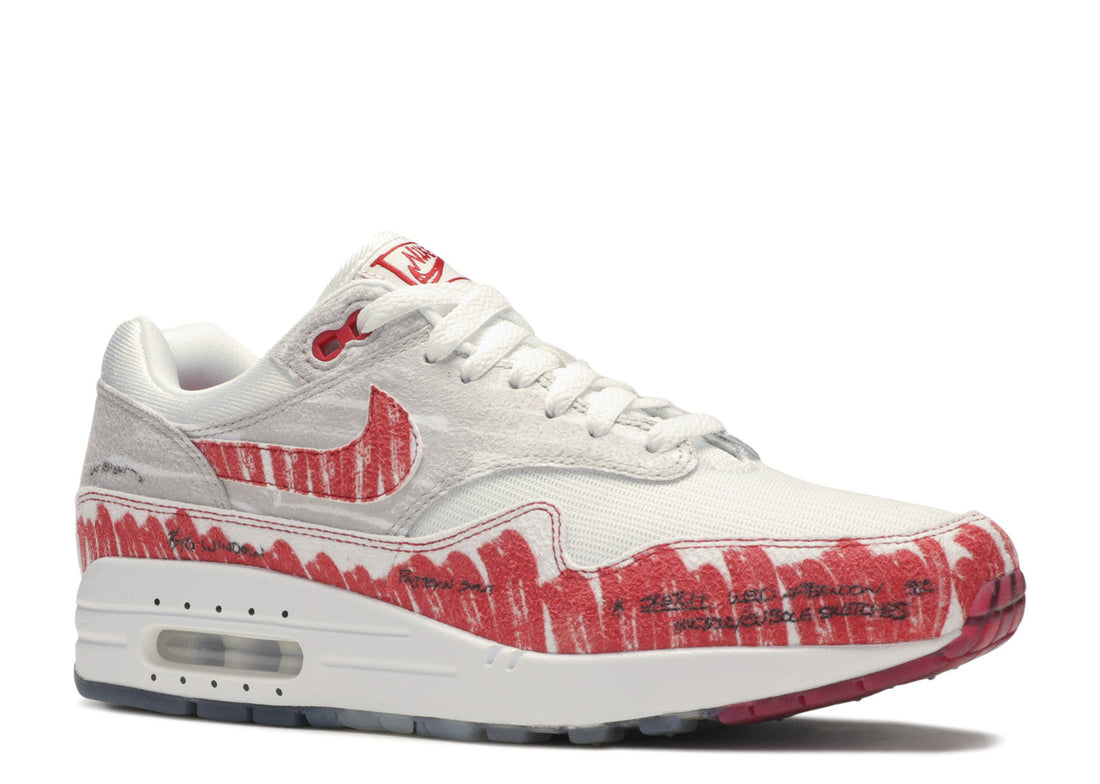 Nike Air Max 1 Sketch to Shelf "University Red"