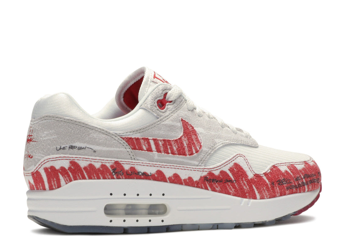 Nike Air Max 1 Sketch to Shelf "University Red"