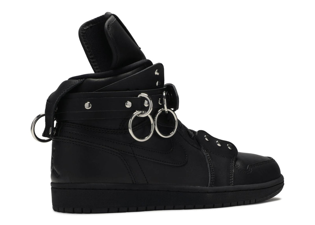 Comme des Garcons x Air Jordan 1 Retro High Strap SP "Black"