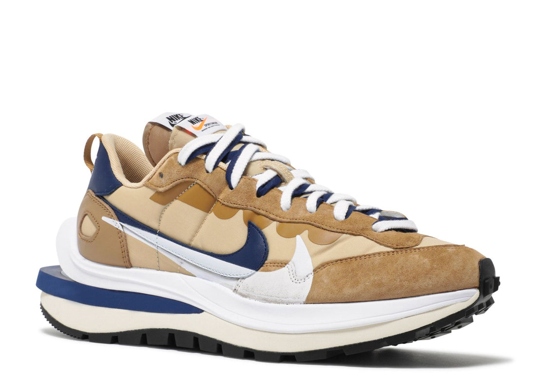 Sacai x Nike VaporWaffle "Sesame/Blue Void"