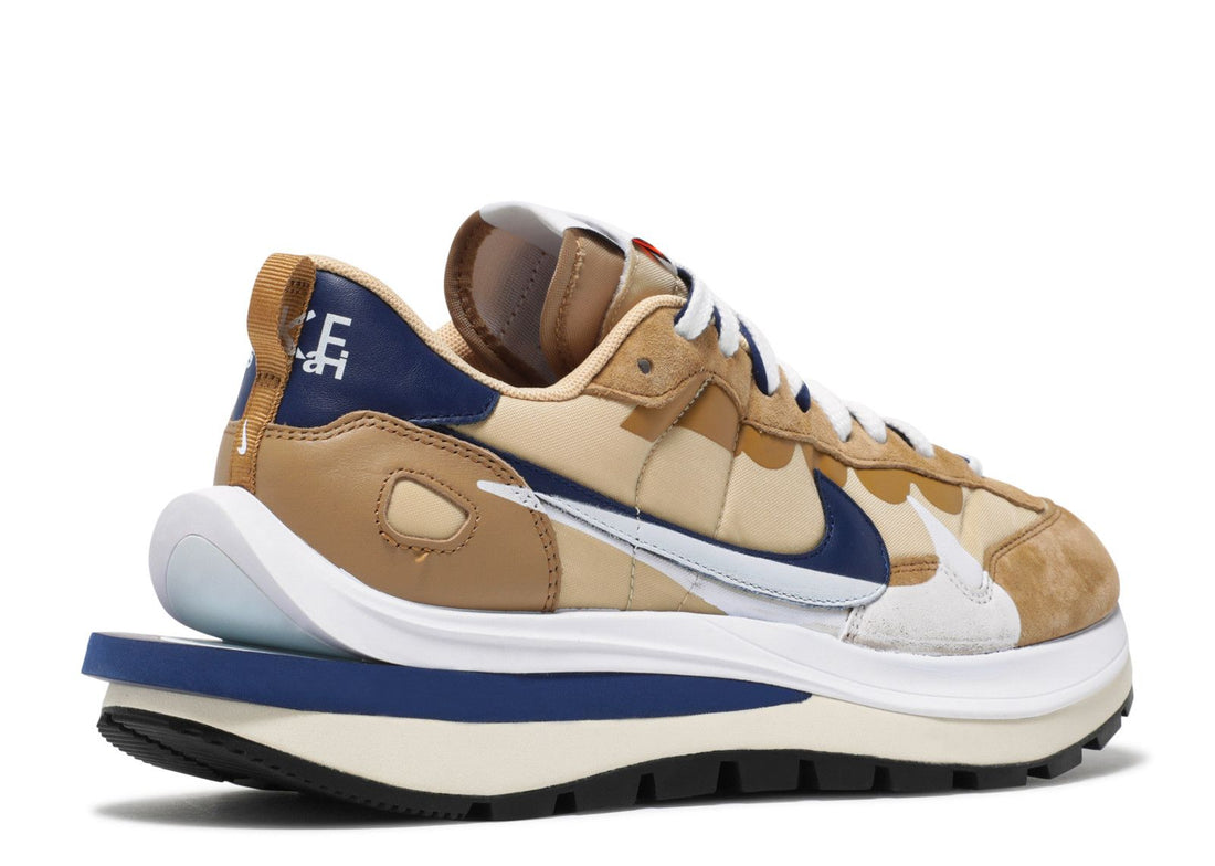 Sacai x Nike VaporWaffle "Sesame/Blue Void"