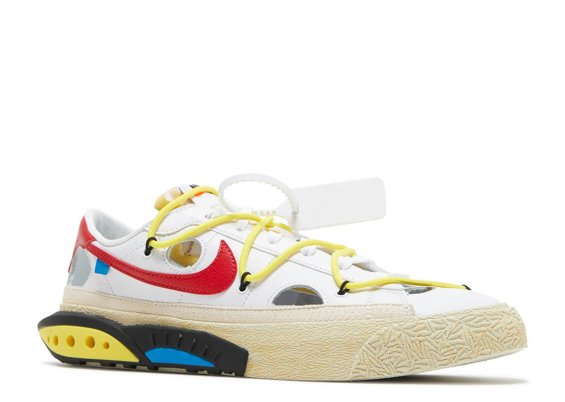 Off White x Nike Blazer Low "White/University Red"