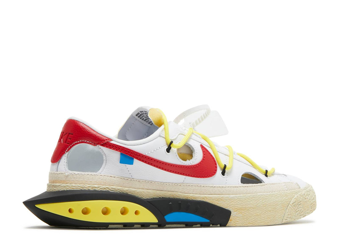 Off White x Nike Blazer Low "White/University Red"