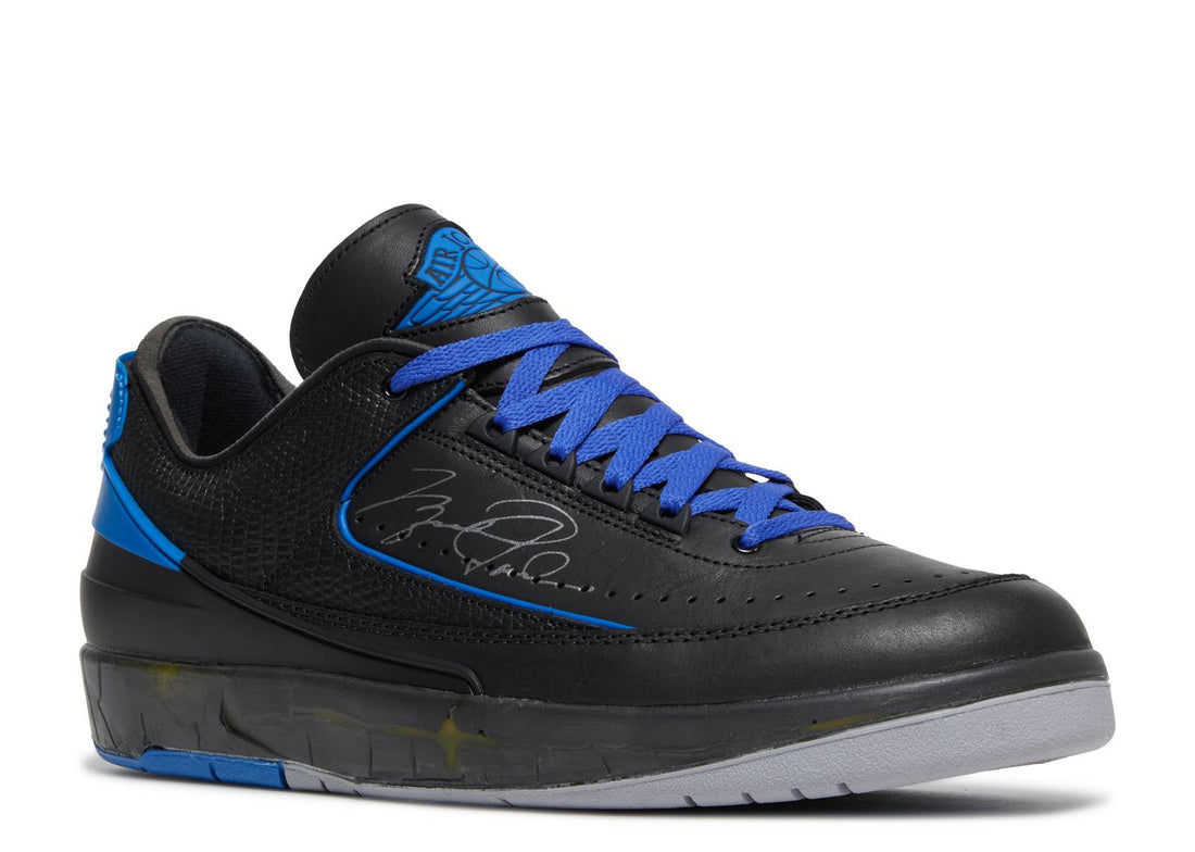 Off White x Air Jordan 2 Retro Low SP "Black/Varsity Royal"