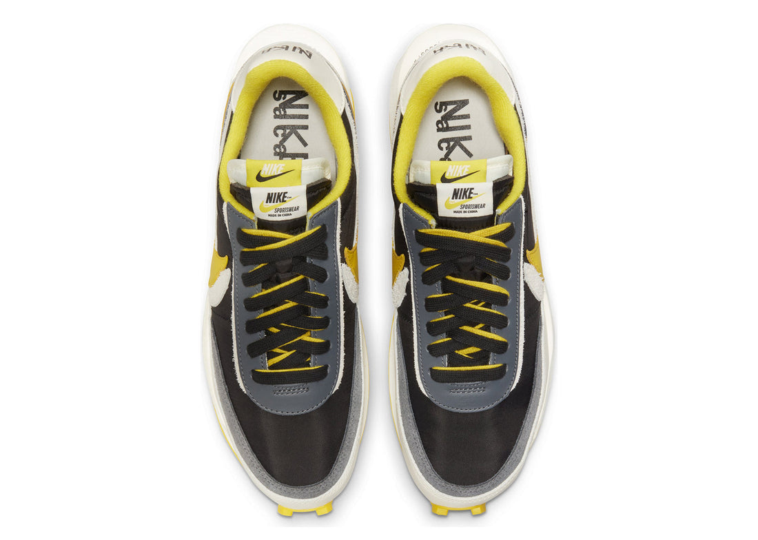 Undercover x Sacai x Nike LD Waffle "Bright Citron"