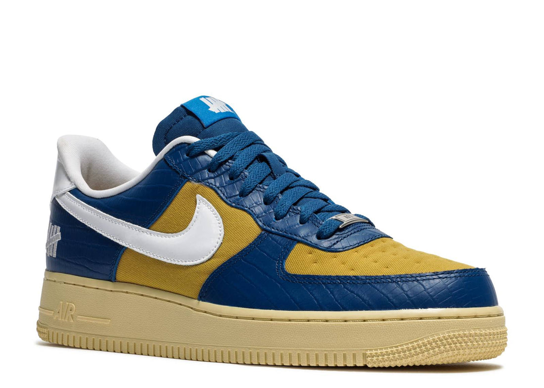 Undefeated x Nike Air Force 1 Low "5 On It Blue/Yellow"