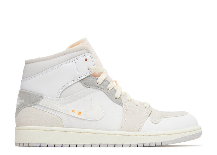 Air Jordan 1 Mid SE Craft Inside Out "White/Grey"