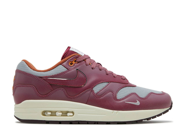 Patta x Nike Air Max 1 Waves "Rush Maroon"