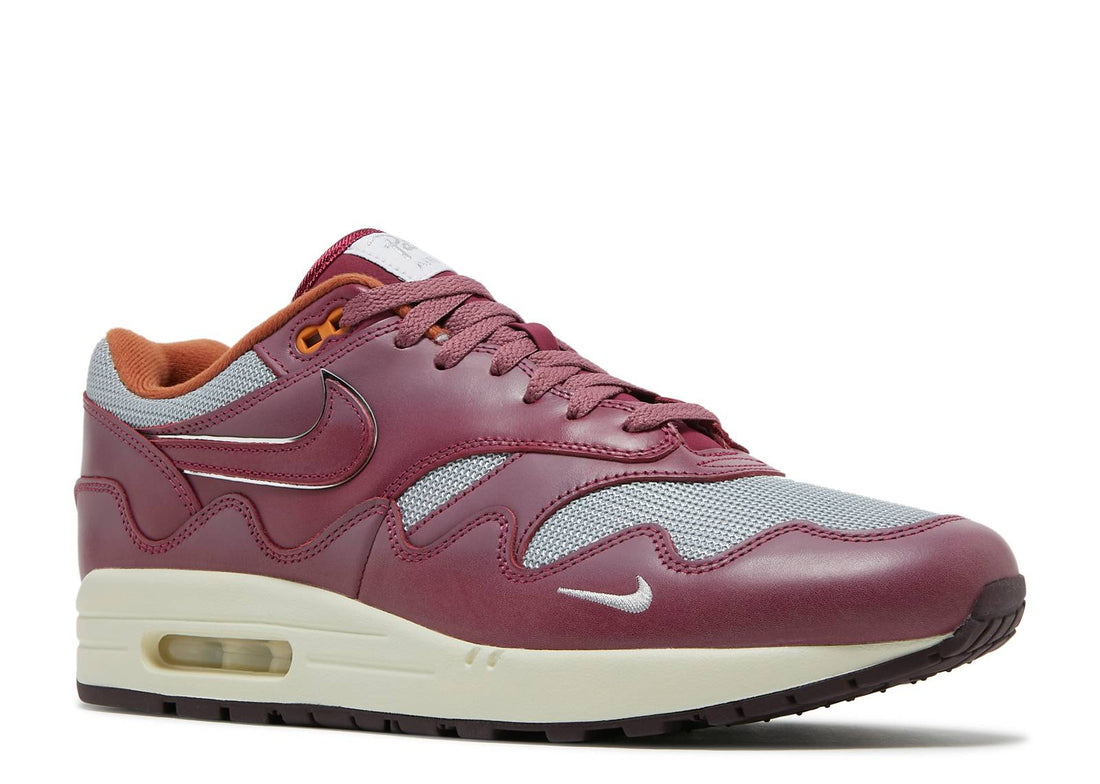 Patta x Nike Air Max 1 Waves "Rush Maroon"