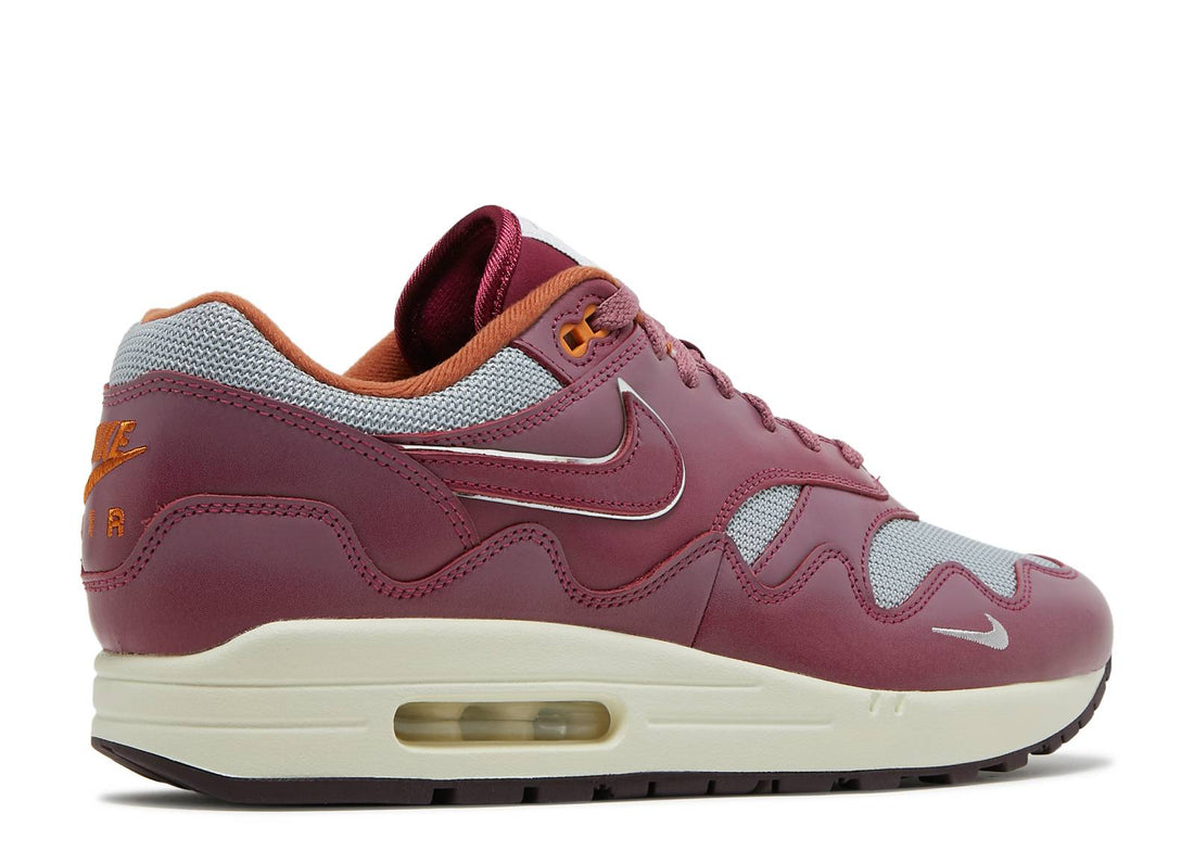 Patta x Nike Air Max 1 Waves "Rush Maroon"