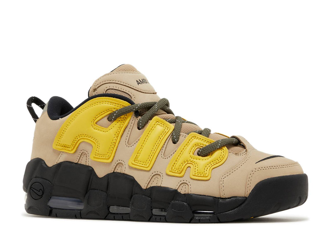 AMBUSH x Nike Air More Uptempo Low "Vivid Sulfur/Limestone"