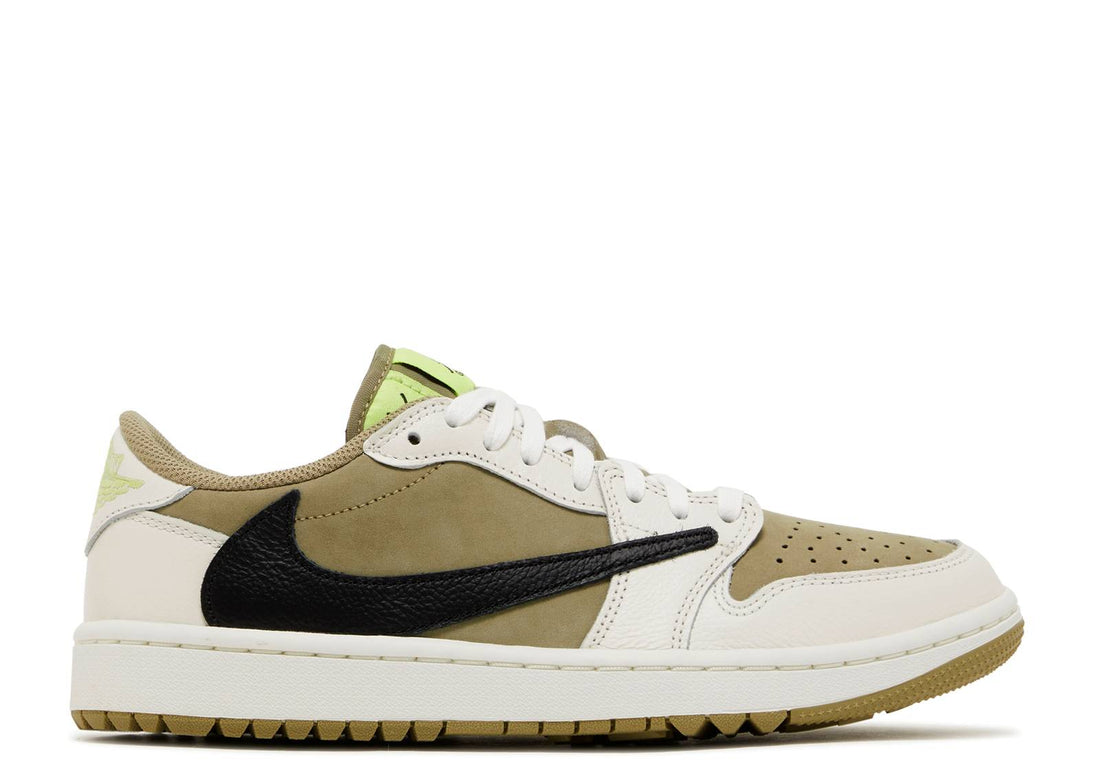 Travis Scott x Air Jordan 1 Low Golf "Neutral Olive"