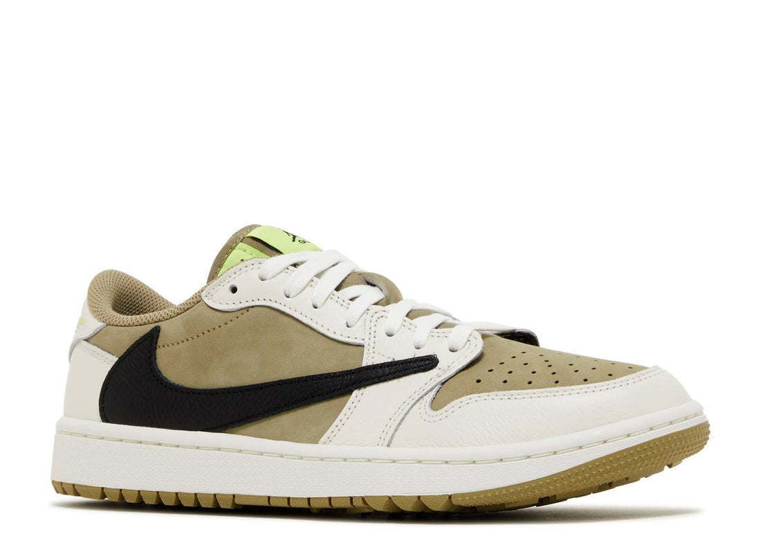 Travis Scott x Air Jordan 1 Low Golf "Neutral Olive"