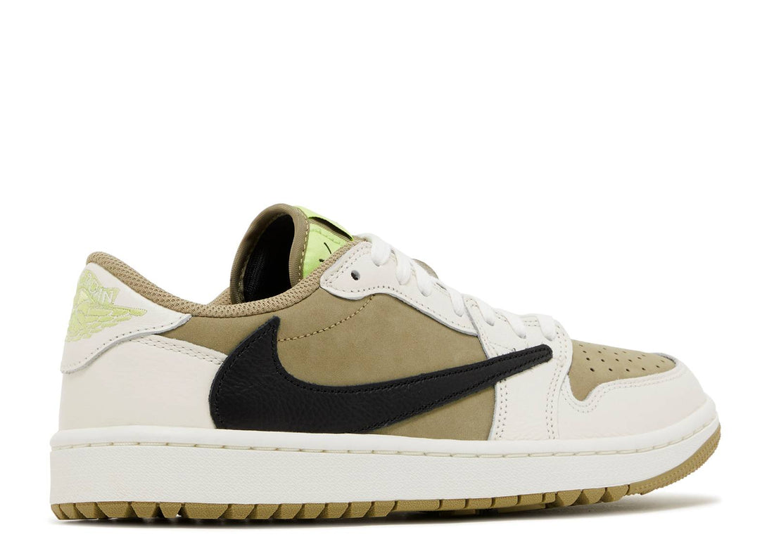 Travis Scott x Air Jordan 1 Low Golf "Neutral Olive"