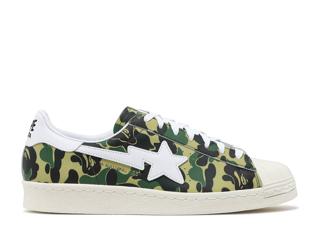 BAPE x Adidas Superstar 80s "ABC Camo Green"