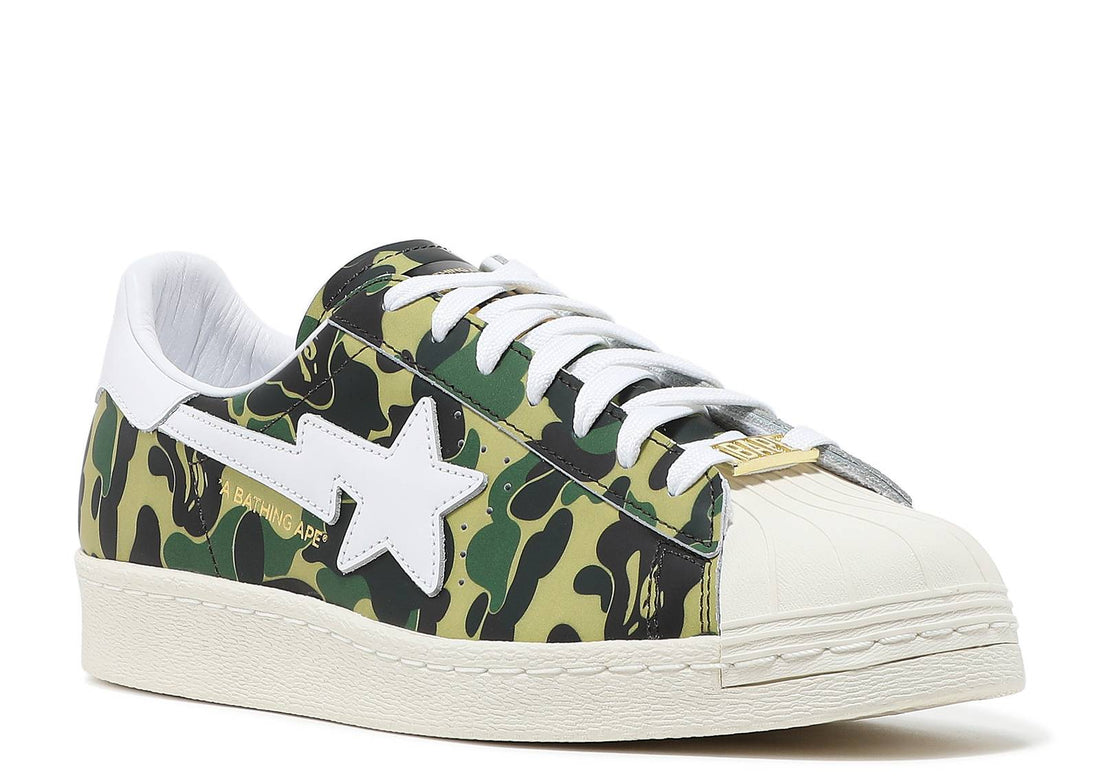 BAPE x Adidas Superstar 80s "ABC Camo Green"