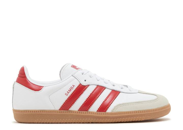 (PRE-ORDER) Adidas Samba OG WMNS "White/Solar Red/Gum"