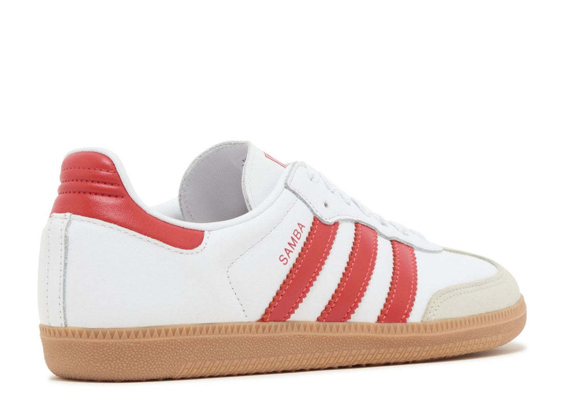 (PRE-ORDER) Adidas Samba OG WMNS "White/Solar Red/Gum"