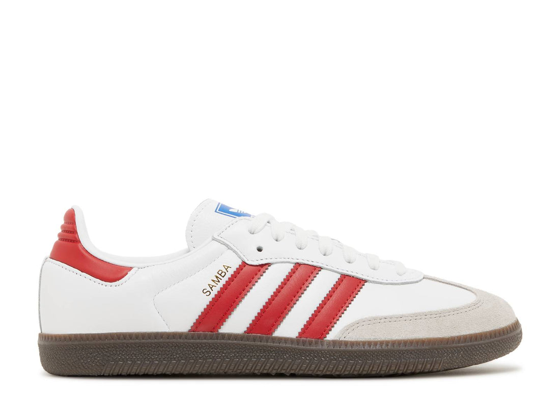 Adidas Samba OG "White/Scarlet"