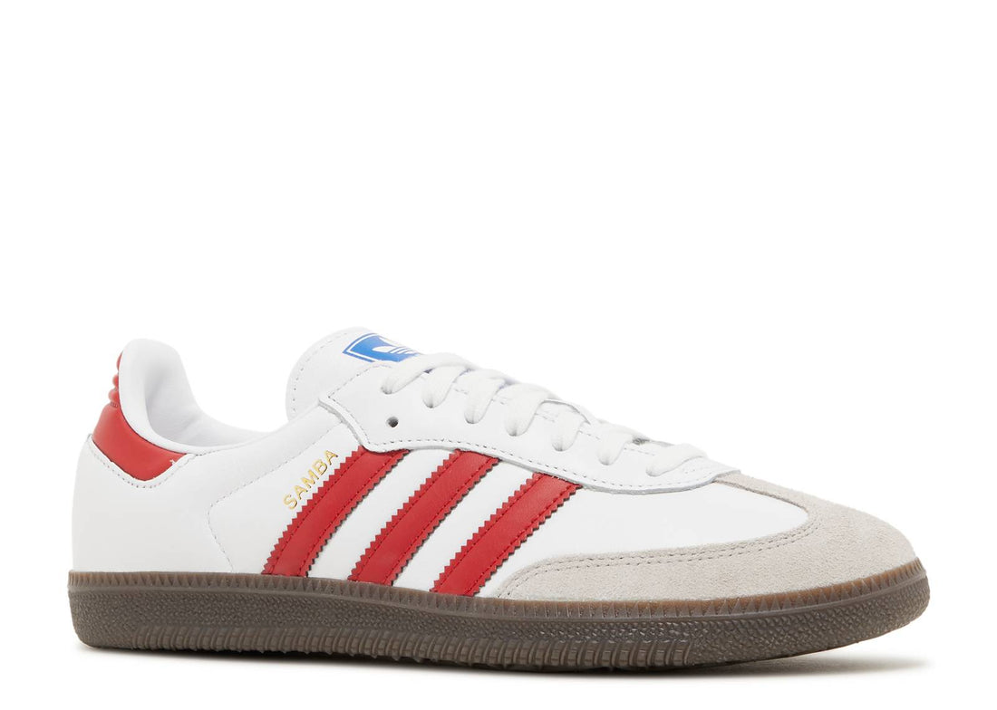 Adidas Samba OG "White/Scarlet"