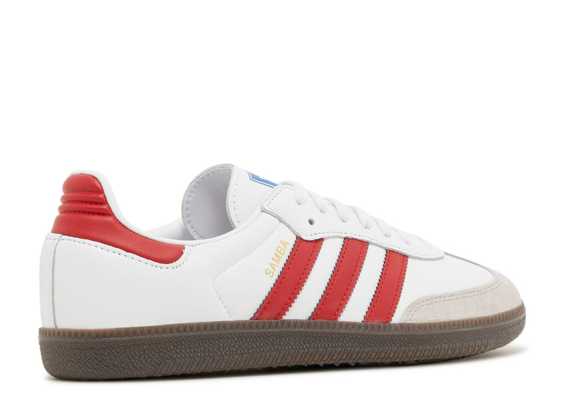 Adidas Samba OG "White/Scarlet"