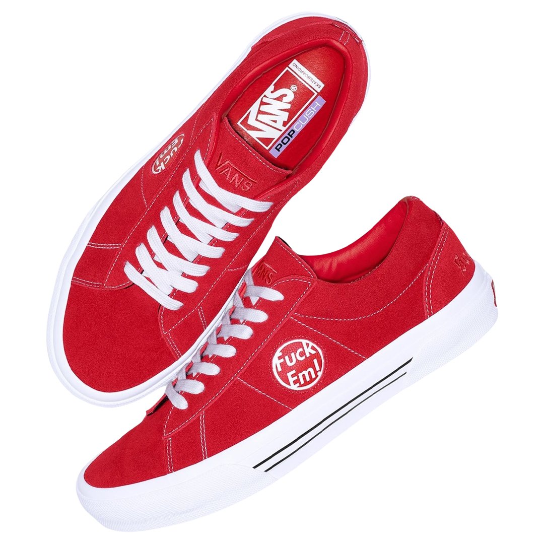 Supreme x Vans Sid Fuck Em! Pack "Red"